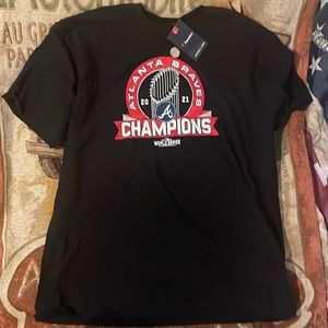 ATLANTA BRAVES 2021 World Series Baseball Champions Fanatics Sz XXL NWT